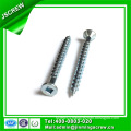 Square Wooden Screw M3.5X35 Zinc Plated Flat Head Self Tapping Screw